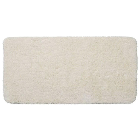 Sealskin angora tapis de bain 70x140 cm polyester blanc cassé (1/5)