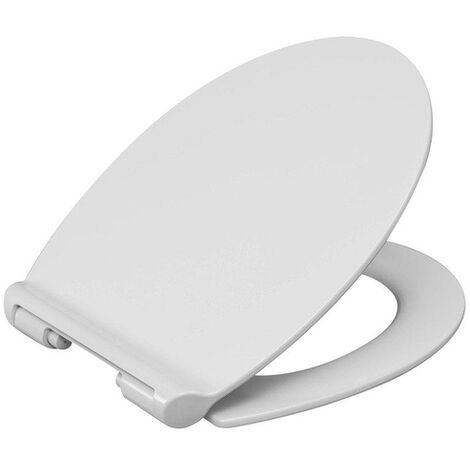 GO par Van Marcke Abattant wc de WC plat en duroplast blanc softclose couvercle amovible facile à nettoyer 22 kg (1/2)