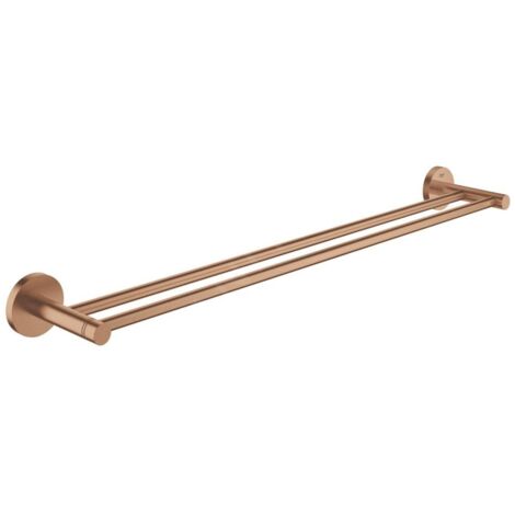 Grohe Essentials - Double barre pour serviettes, Warm Sunset brossé 40802DL1