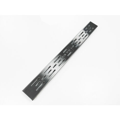 Saniclass Grille caniveau de douche 140cm Gun Metal (1/5)