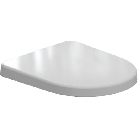 Abattant WC déclipsable softclose Duroplast blanc brillant – Compatible Duravit Starck 3 – Entraxe 22.5 cm – Hauteur 5.4 cm – Saniclass