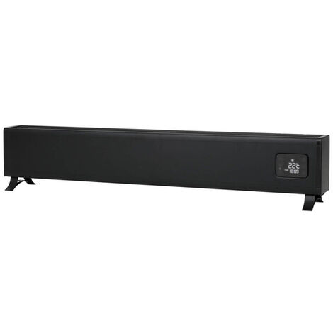 Eurom Alutherm plinthe 1000 WiFi radiateur à convection bas 1000 watt noir