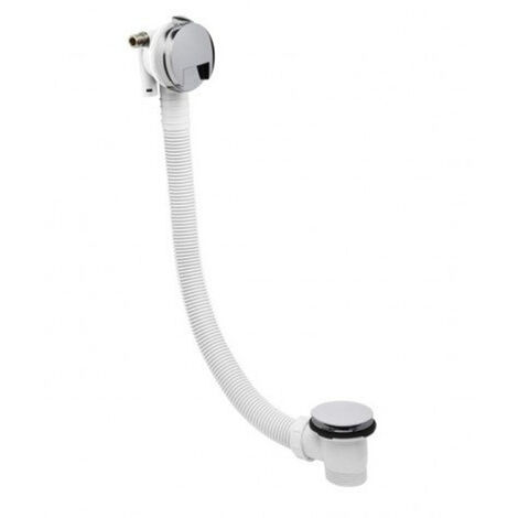 Déchets d'évier chromés 40mm avec bouton poussoir solution de vidange