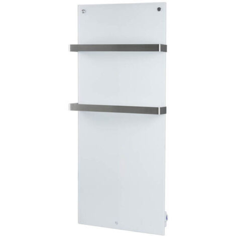 Eurom Sani 600 Comfort Panneau Infrarouge salle de bain 115x46.5cm Wifi 600watt Verre Blanc (1/5)
