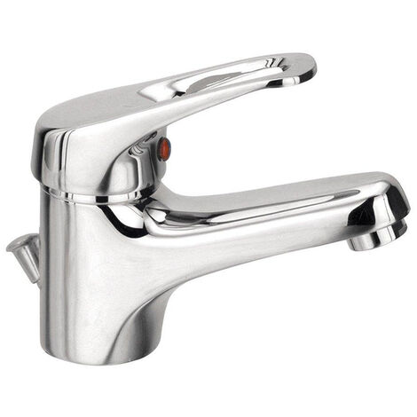 Go by Van Marcke Flow robinet mélangeur à une poignée lavabo avec vidage automatique disques céramiques y compris flexibles et kit de fixation (1/3)