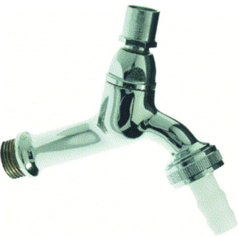 Robinet VSH chromé avec écrou de flexible 1/2 z. clé (1/3)