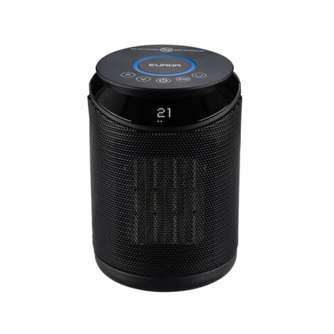 Eurom Hot Shot 2000 WiFi Chauffage céramique 2000 watts 17.3x17.3x25.8cm Noir (1/5)