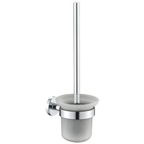 Plieger Vigo ensemble de brosse WC modèle mural avec verre chrome (1/3)