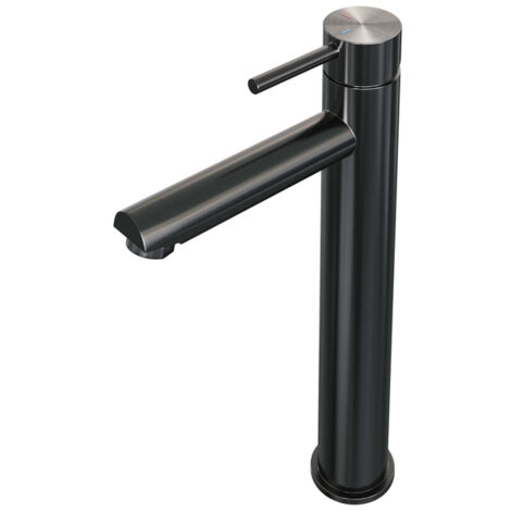 Brauer Gunmetal Edition Ensemble de robinet mélangeur à poser - haut - modèle a - PVD - gunmetal brossé (1/3)