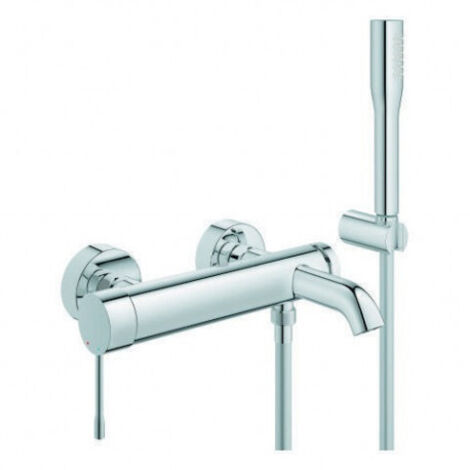 GROHE Mitigeur bain/douche EH Essence 252491 avec set de douche chromé, 25249001 (1/4)
