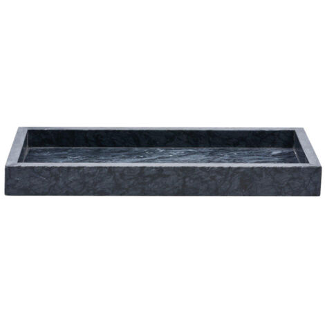 Plateau en marbre Wellmark 30x13cm Marbre Anthracite (1/3)