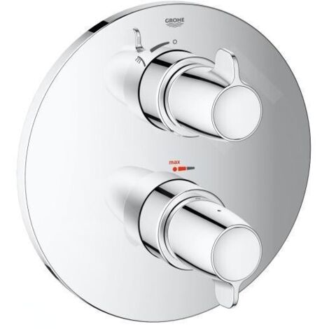 Grohe Grohtherm Special Mitigeur thermostatique encastré - 2 boutons - Ø21cm - chromé (1/2)