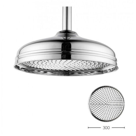 Crosswater Belgravia Douches de tête 30cm - chrome