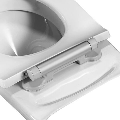 Pressalit Projecta d solid pro polygiene abattant WC avec couvercle softclose blanc