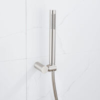Fortifura calvi ensemble de douche à main avec support de douche à main et tuyau lisse en acier inoxydable