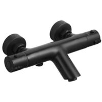 FugaFlow Mitigeur baignoire/douche thermostatique noir
