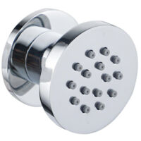 Fortifura Calvi buse hydromassante - 5cm - rond - chrome