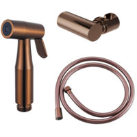 Fortifura Calvi ensemble bidet - douchette - tuyau de 150 cm - support – Cuivre brossé
