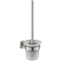Plieger Vigo brosse WC modèle suspendu avec gobelet Inox brossé