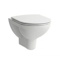 Laufen Pro Pack WC suspendu 39.7x59.7x46.5cm à fond creux incl. abattant wc de WC slimseat avec softclose incl. bande de montage céramique/duroplast