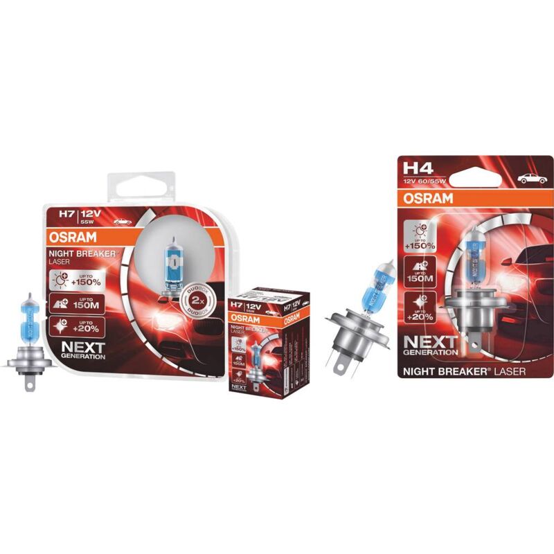 M Tech H7 Set 60/55 W 12 V ampoules/Lampes de rechange avec fusibles :  : Auto et Moto