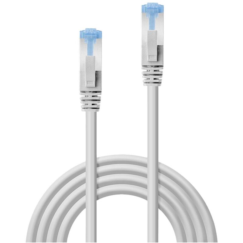 Câble Ethernet catégorie 6 S/FTP Weidmuller, Gris, 1m LSZH Avec connecteur  coudé