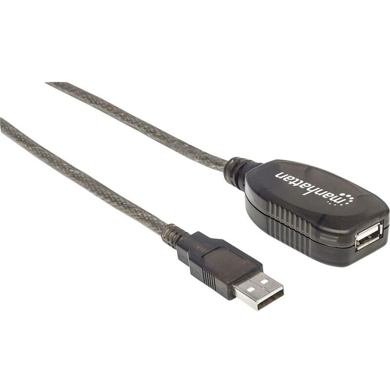 Rallonge USB 5 m, 10 m, 15 m, 20 m, USB 2.0 répéteur actif mâle A vers  femelle A avec amplificateur de signal (10m)