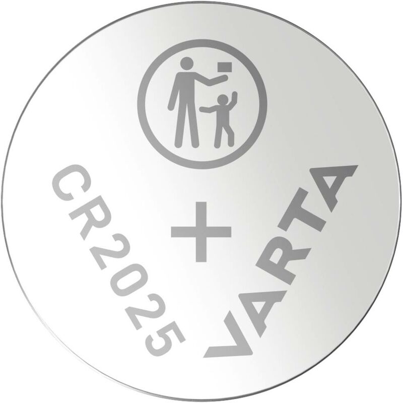 Varta CR2025 piles boutons CR-2025 lithium 3v lot de 5 piles