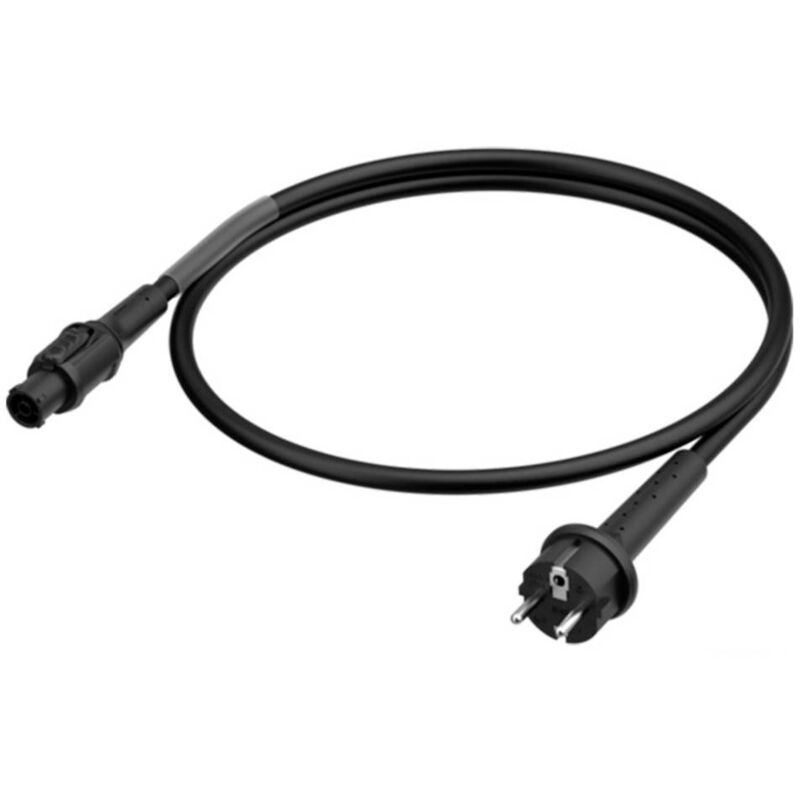 Neutrik 1028916 alimentation Câble de raccordement noir 3 m