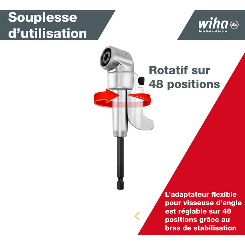 WIHA 32311: Visseuse d'angle avec porte-embout magnétique chez reichelt  elektronik