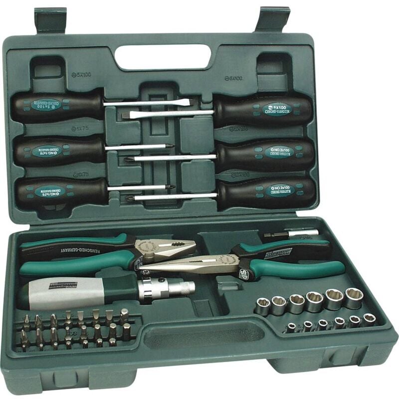 Malette à outils, 101 éléments Scheppach TB150 