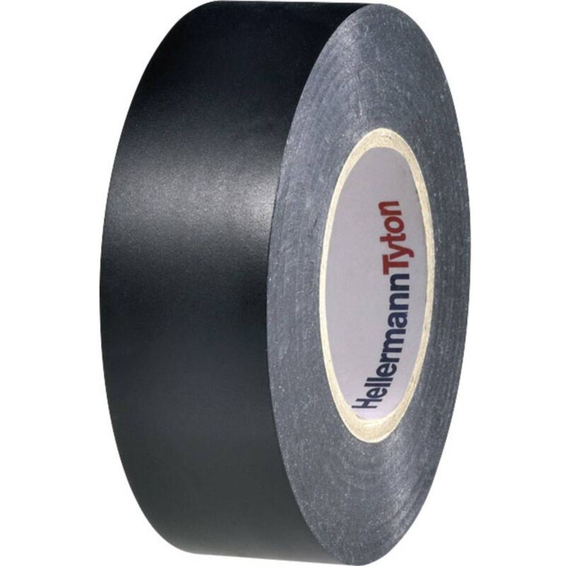 HellermannTyton HTAPE-FLEX15-25x25-PVC-BK 710-00137 Ruban isolant