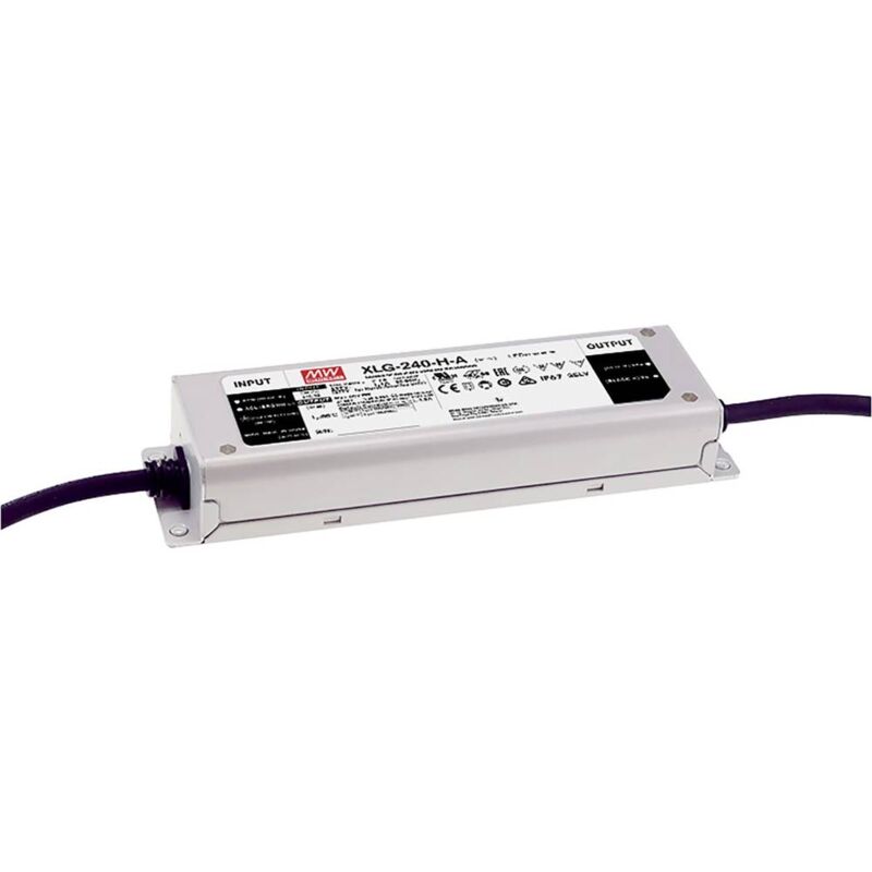 Mean Well XLG-240-H-A Driver de LED à puissance constante 239.6 W 2200 - 6660 mA 27 - 56 V/DC homologué pour les meuble