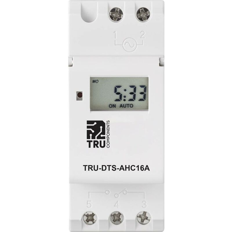 TRU COMPONENTS TC-9428160 GQ16F-10E/J/R/12V/A Bouton poussoir à pression 48  V/