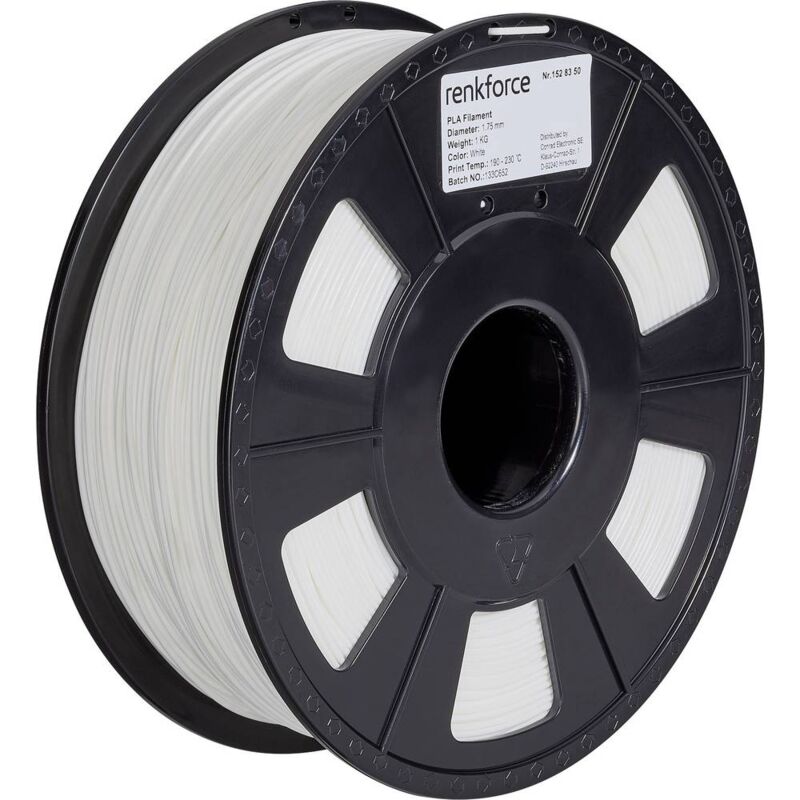 Velleman PLA175W07 Filament PLA 1.75 mm 750 g blanc 1 pc(s) - Conrad  Electronic France