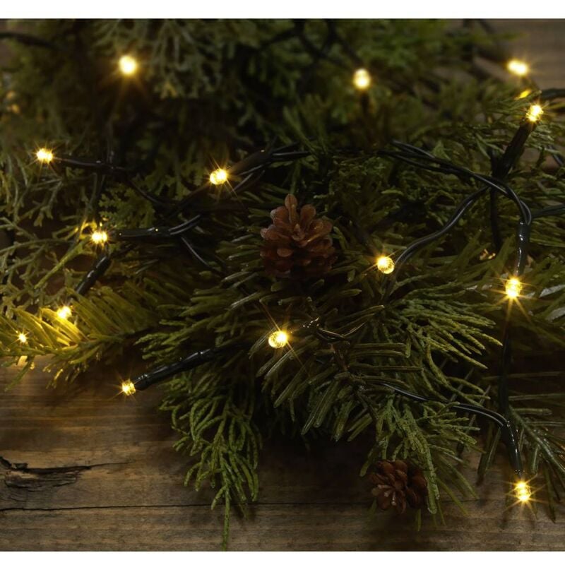 Sygonix SY-4533460 Guirlande lumineuse avec piles sapin de Noël pour  lintérieur/extérieur à pile(s) Nombre de lumière