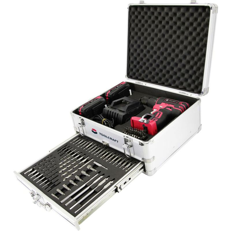 Perceuse à percussion sans fil 2 vitesses 18V - lithium - 2 batteries - 1  Chargeur 400Ma et coffret de Rangement