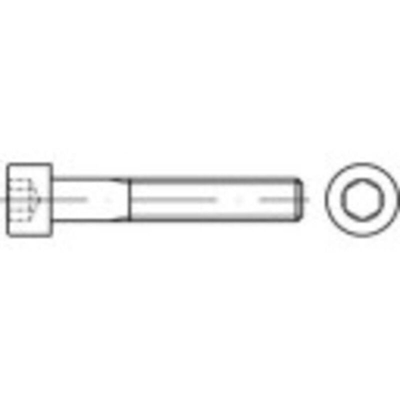 TOOLCRAFT TO-5371914 Vis cylindrique M2 20 mm 6 pans intérieurs acier inoxydable A2 100 pc(s)