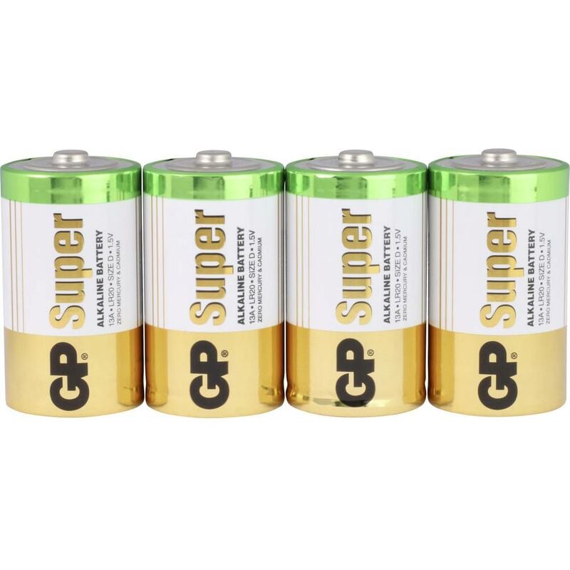 GP Batteries Super GP13A / LR20 Pile LR20 (D) alcaline(s) 1.5 V 2 pc(s)