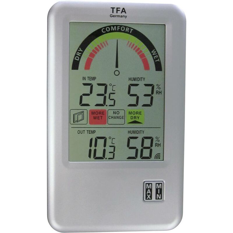 Tfa dostmann Thermomètre 30.5002 Electronic Gris