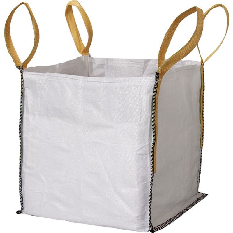 Big Bag Grand Contenant - Ouvert En Haut - Capacité 1000 Kg, 90x90x90 Cm - Polypropylène - Neuf