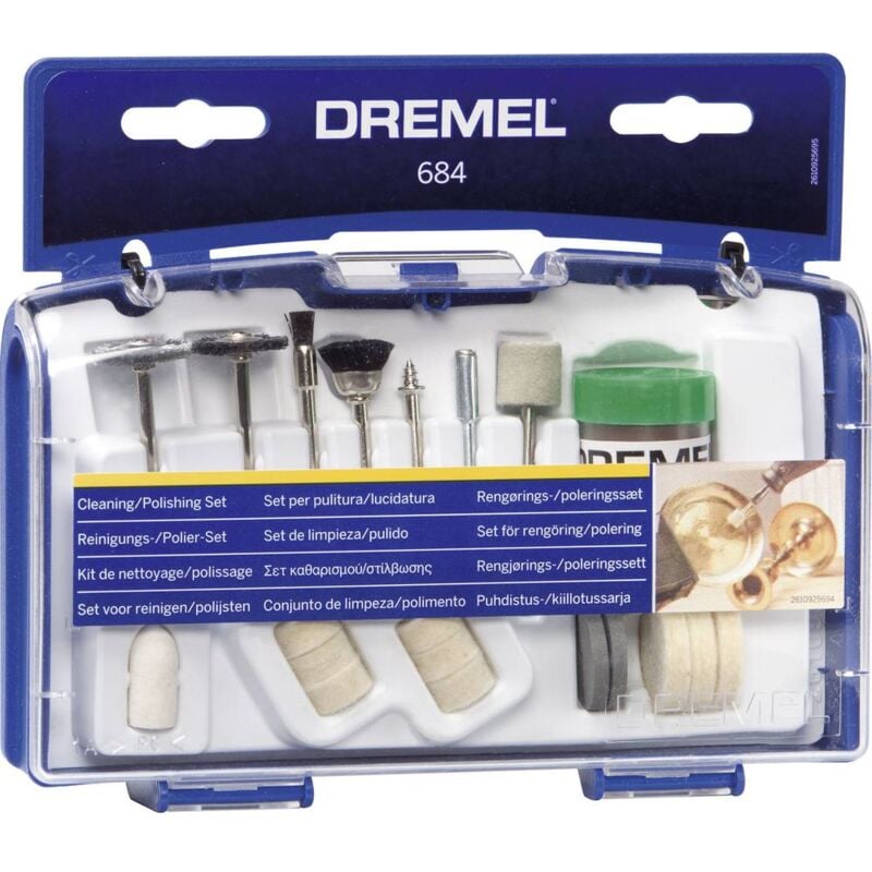 Kit de nettoyage et de polissage Dremel 150 pièces à utiliser avec Outils  Dremel