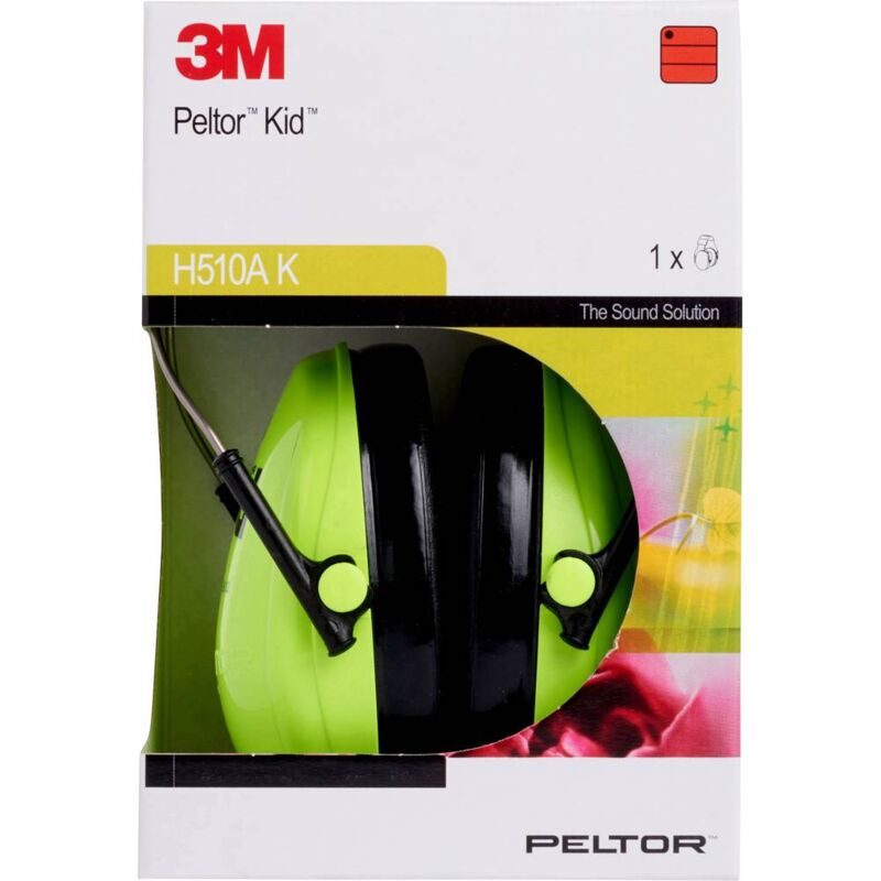 Peltor Kid Vert - Casque anti bruit - H510AKGC1