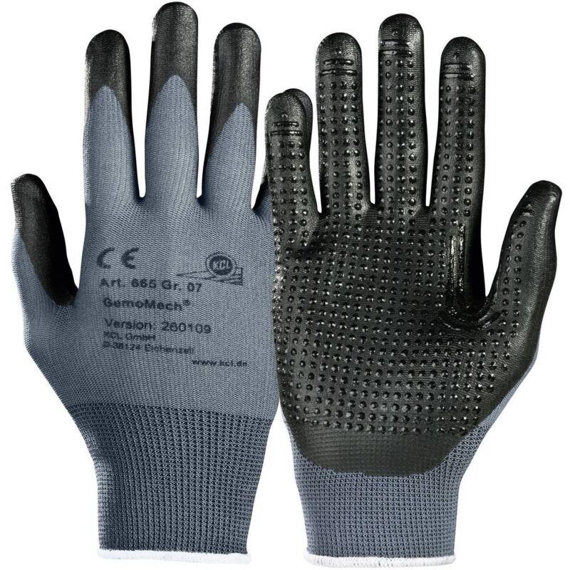 Gants de protection KCL 629-9 Polyuréthane, polyamide EN 388 Taille 9 (L)
