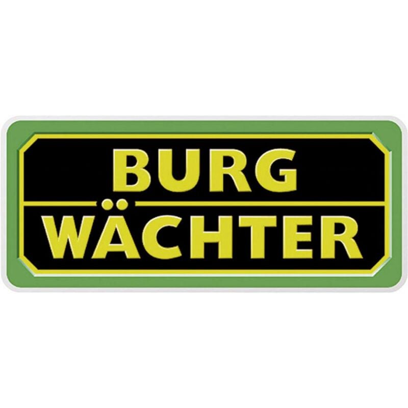 Burg Wächter Boîte à clés Quad 6204/10 Ni 33520 Nombre de crochets 10 acier  inoxydable, noir