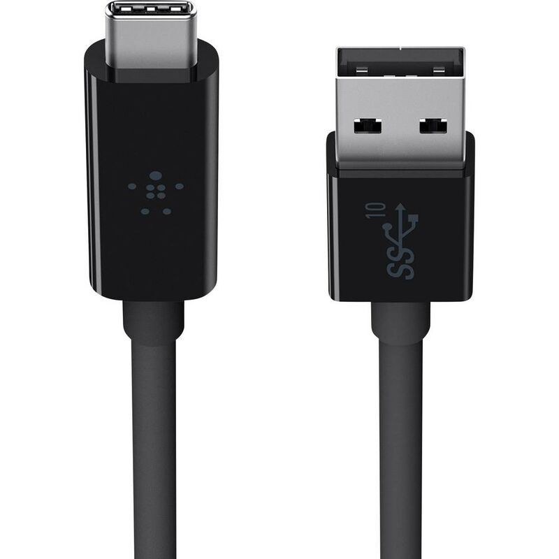 USB-C® mâle 91.00 cm noir USB-A mâle USB 3.0 Belkin Belkin Câble USB USB 3.2 Gen1 