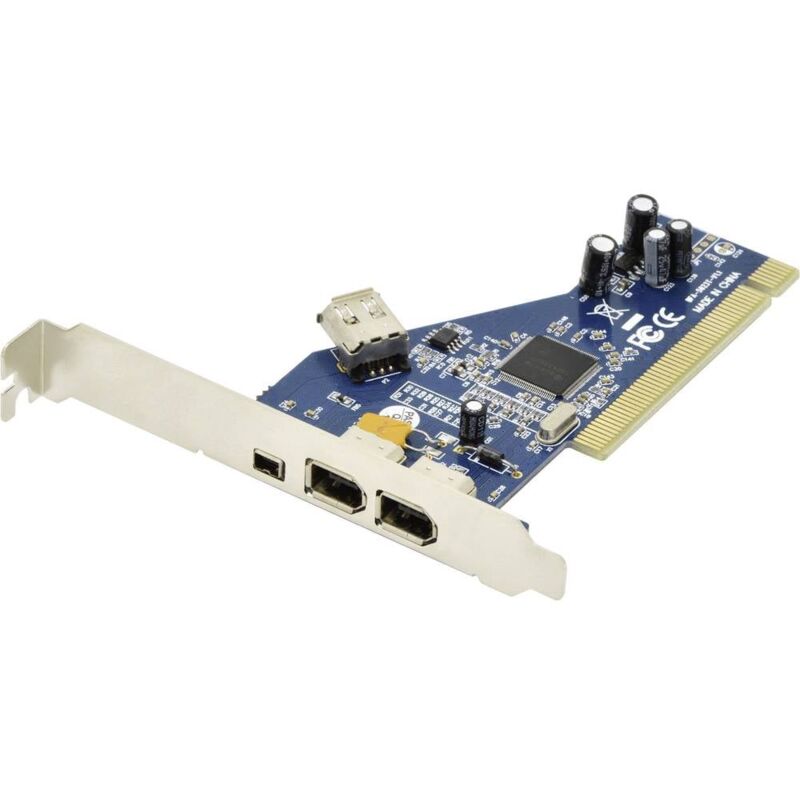 Carte Adaptateur PCI vers 4 Ports FireWire400 1394a 6 Broches