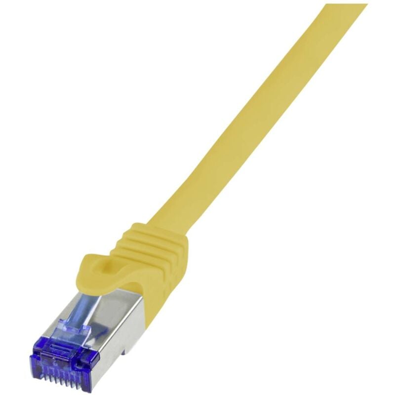 Fiche réseau Cat6a 1xRJ45 sans outils,jusqu'à 10 Gigabit Ethernet, fiche à  sertir blindée pour câble de pose, câble de données, câble d'installation