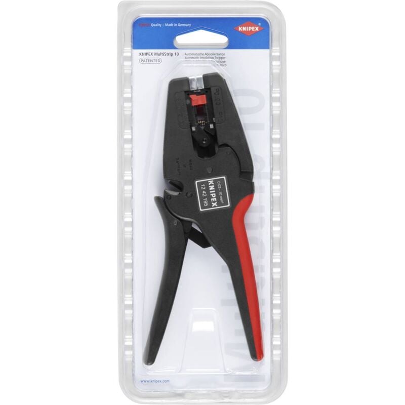 PINCE A DENUDER/COUPE CABLE ISOLEE STRIX - KNIPEX 13 66 180 SB