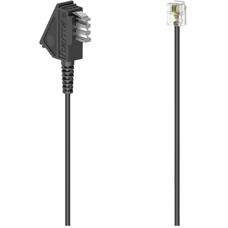 Câble Téléphone RJ11 6P6C – Rallonge 3,28 Pieds (1 M), Mâle à Mâle, Pour Téléphone Fixe, Fax, Modem - 11